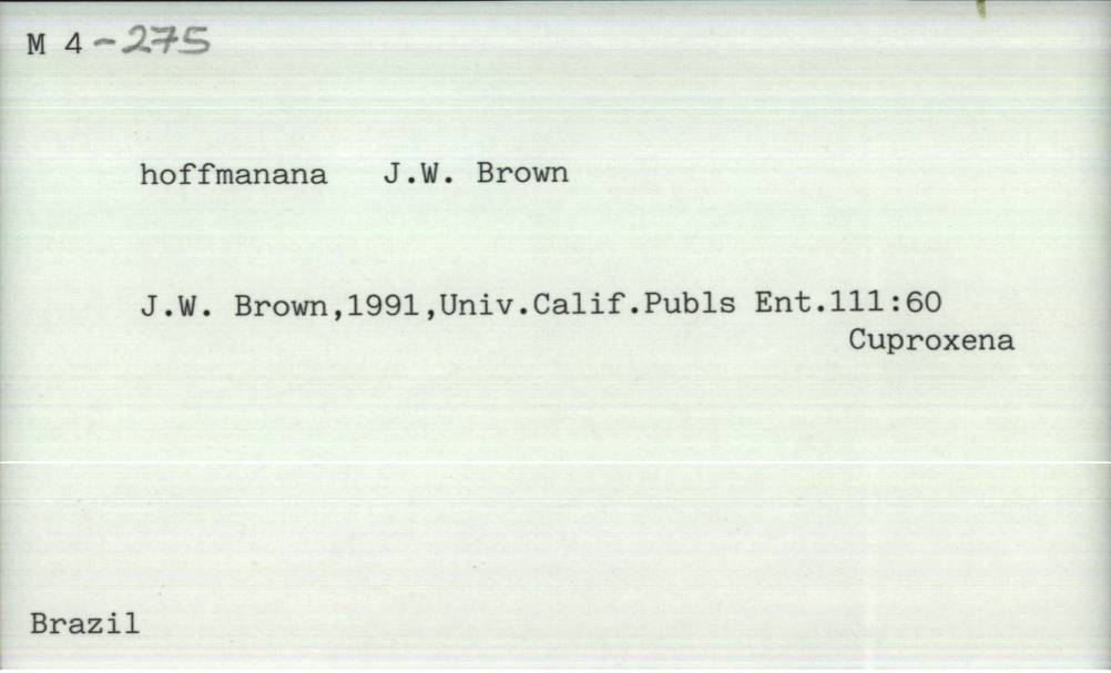 front of card